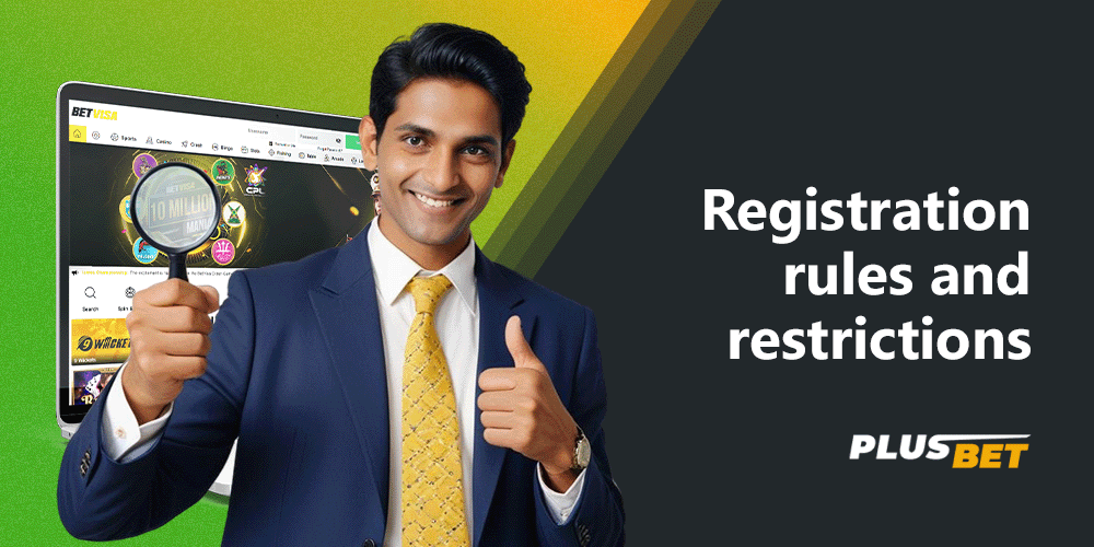 Players should review the BetVisa registration rules