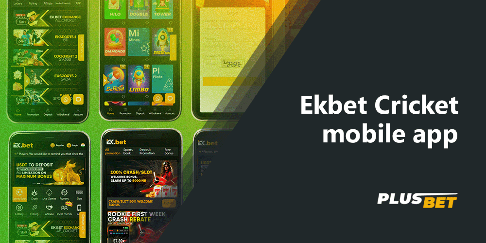 Sports betting is available via Ekbet mobile app