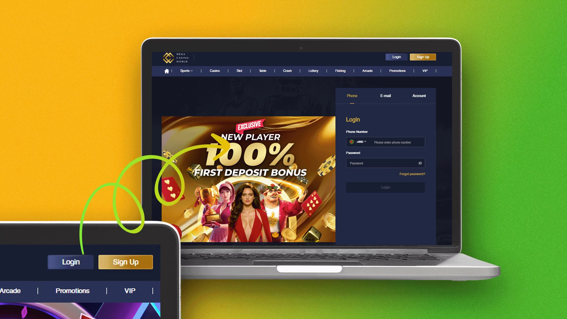 Click the button to sign in to your MCW account