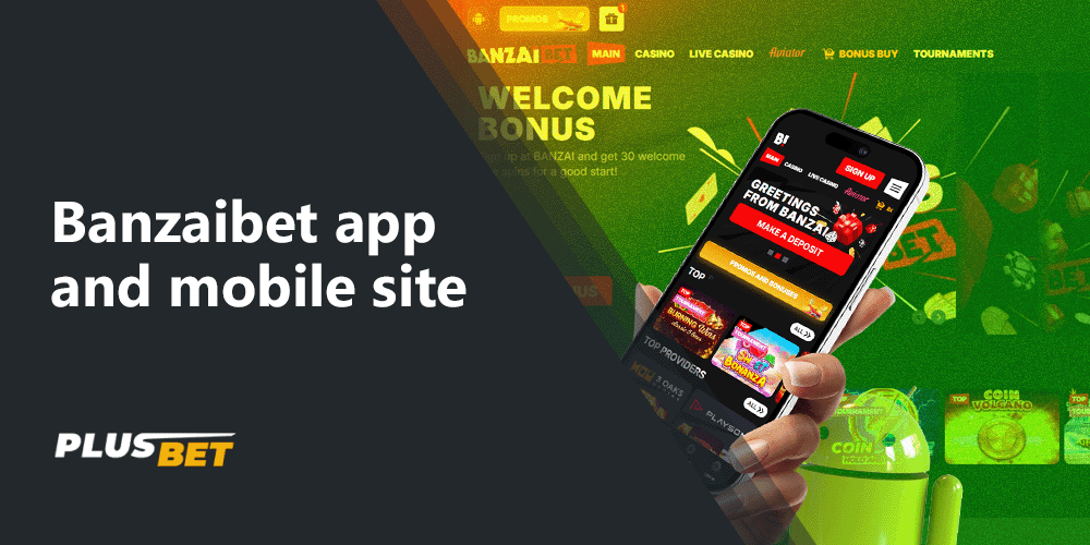 Banzaibet app is easy to download on devices and play on the go