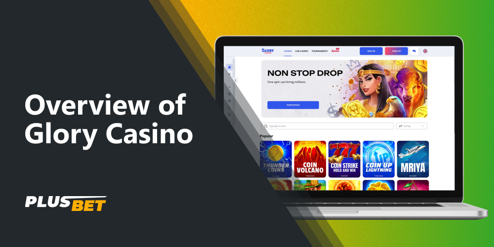 The Glory Casino offers Indian players an intuitive site with standard and unique features