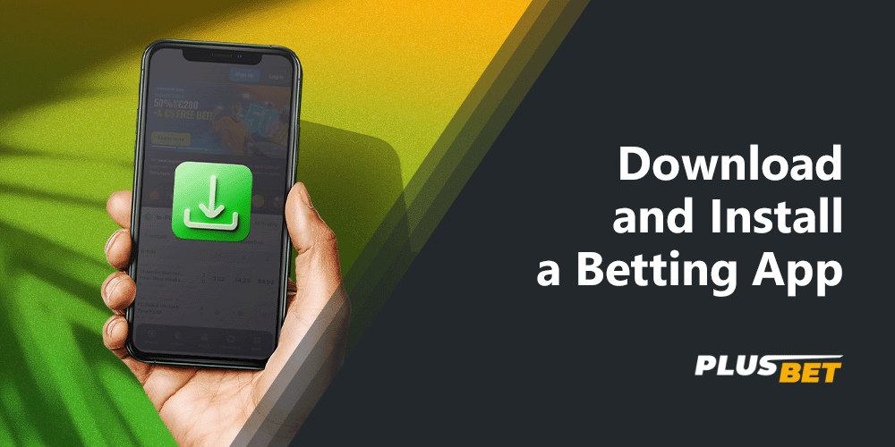 You need to download and install the betting app first