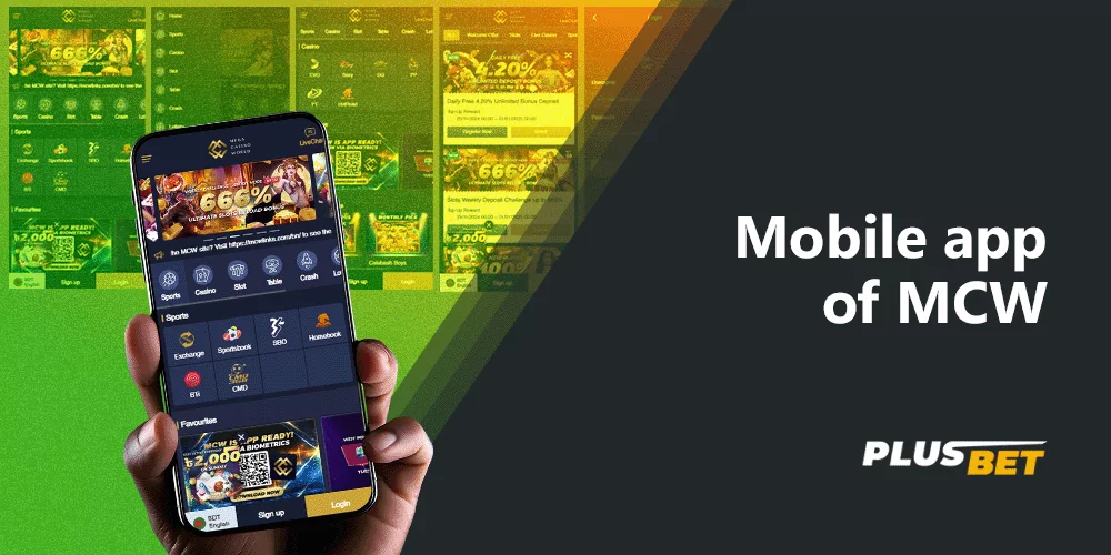 MCW app is easy to download on devices and play on the go