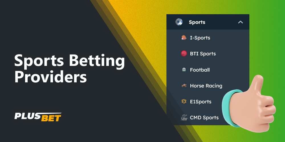 Six6s offers a variety of sports matches through several betting providers in the “Sports” section