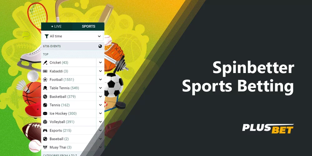 Indian players at Spinbetter can bet on sports