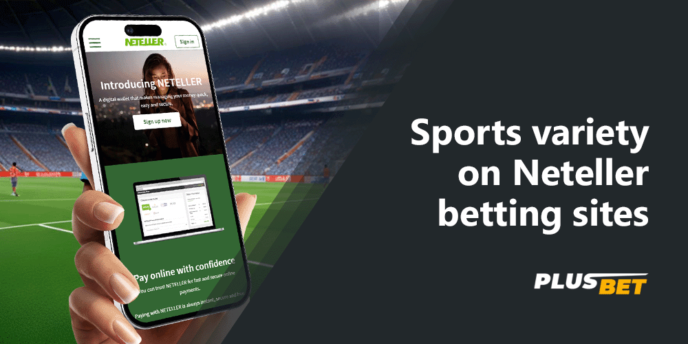 The best bookmakers offer Neteller for betting 