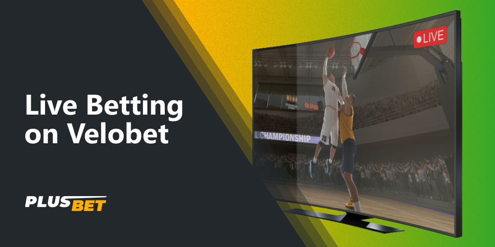 You can place live bets on Velobet after an event starts