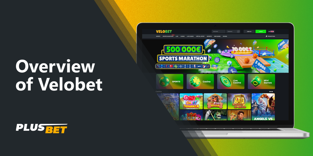 The Velobet site has a user-friendly design, complete with filters and automatic features