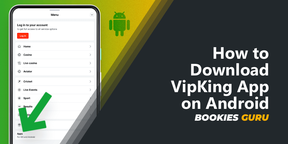 Download the VipKing mobile app for Android from the bookmaker's official website